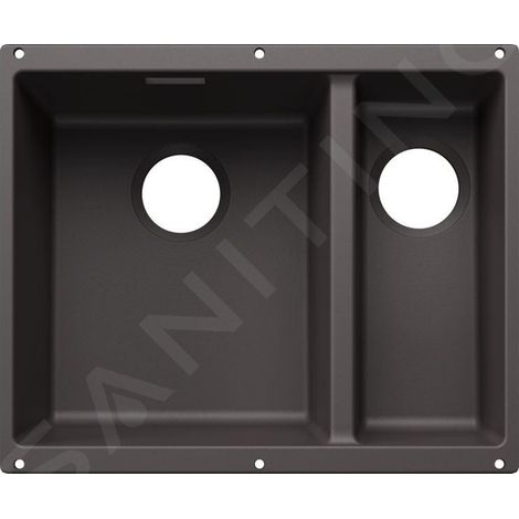 Blanco Subline 340/160 - Évier en silgranit, 53x40 mm, bac à gauche, gris rocher 527822 (1/2)