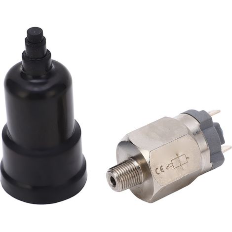 Einstellbarer pneumatischer Druckschalter mit 2/5-Zoll-Edelstahlmembran, normalerweise offen, mit Gummidichtung