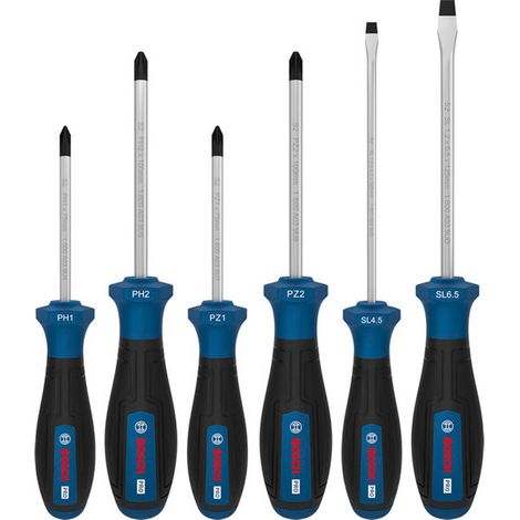 Bosch PRO Schraubendreher-Set PH/PZ/SL 6-tlg. - 1600A039PD (1/4)
