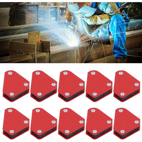 Zehnerpackung, elektrischer Magnetschweißpositionierer mit festem Winkel und mehreren Einstellmöglichkeiten, magnetisches Schweißhilfswerkzeug (1/5)