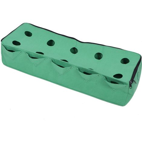 Sac de culture rectangulaire en feutre pour plantes, fruits et légumes, 96x38x25cm (1/5)