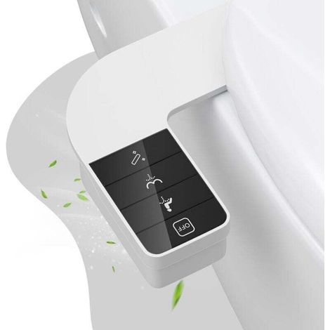 Bidet Toilet, Japanese Toilet, Non-Electric Bidet Sprayer, Self-Cleaning Retractable Dual Nozzle Bidet, Ultra Thin Bidet Attachment MUMU (1/4)