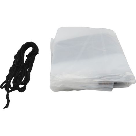 Bâche transparente imperméable avec œillets en PE transparent pour serre, idéale pour les plantes à fleurs de jardin extérieur et conserver la chaleur. (1/4)