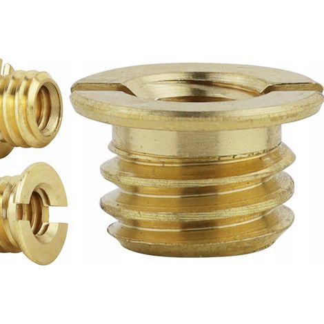 Gewindemutter, Adapter, Reduzierstück, 3/8" auf 1/4" Kupfer, 7,5 mm (1/5)