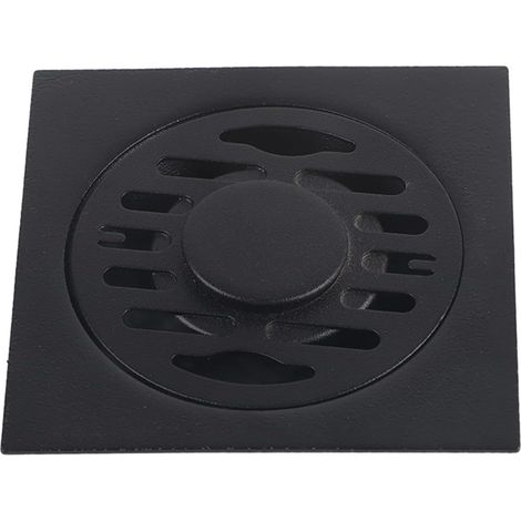 Stainless Steel Round Removable Multi-Purpose Kitchen Balcony Floor Drain Drain Cover Floor Drain, Black (Washing Machine Floor Drain) (1/5)