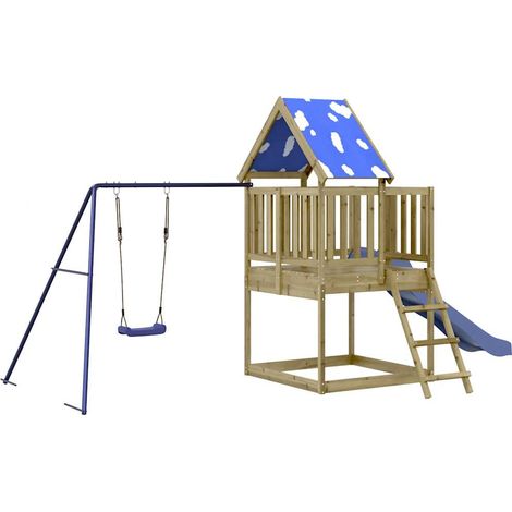 Outdoor Playset Impregnated Wood Pine vidaXL