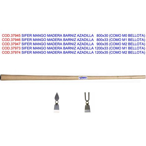 Zappa per vernice Sifer con manico in legno 1200x35 m2 Bellota