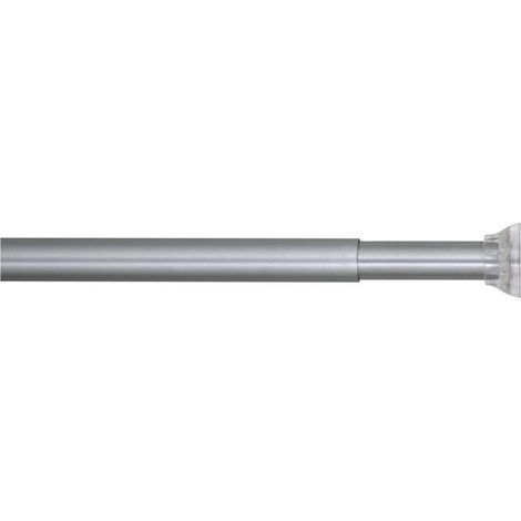 Sealskin Barre de douche à coincer ronde 20mm ajustable 155cm à 255cm aluminium mat (1/2)