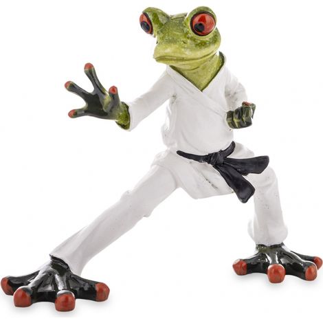 Karate-Frosch-Figur (1/2)