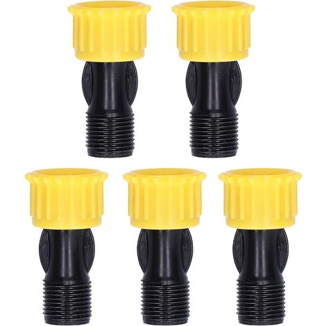5Pcs G3/8 Male Thread Spray Nozzle 4-Hole Straight Spray Nozzle Spray Head (1/5)
