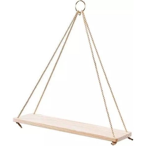 2 pièces de décoration murale suspendue corde support de rangement pot de fleur support de rangement nordique tenture murale moderne simple pendentif (1/5)