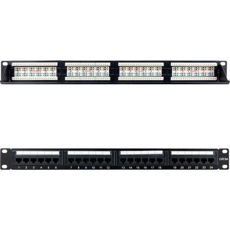 Switch de Armario NANOCABLE CAT.6A UTP 191U Dual (1/4)