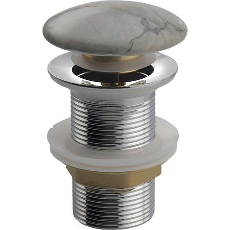 Sapho Dalma - Piletta lavabo chiudibile 1 1/4 Click Clack, grigio MM713
