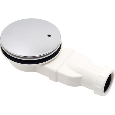 726213002 Bonde de Douche Extra-Plate Dôme ABS, blanc (1/3)