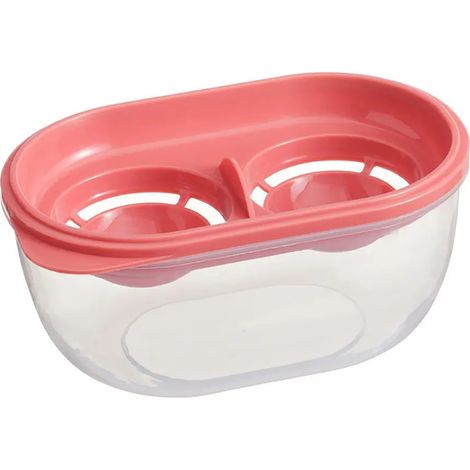 Séparateur d'oeufs avec boîte de stockage outil de cuisson rose (1/5)