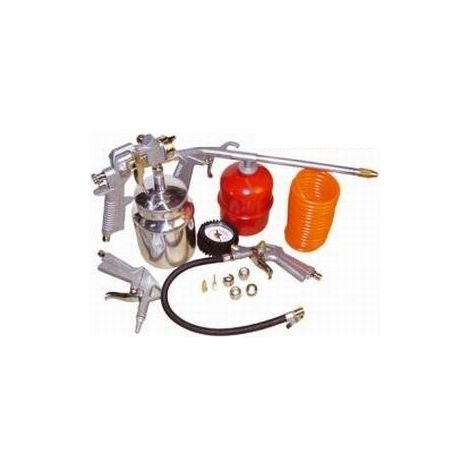 Kit di accessori per compressore 5 pz attacco rapido