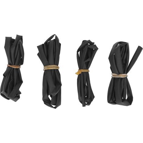 Schrumpfschlauch-Set mit verschiedenen Isolierbändern, 4 Stück, 3 mm, 4 mm, 5 mm, 6 mm, 1 Meter (1/5)