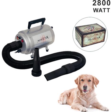 Phon per cani professionale pulsore con resistenza 2800 watt turbo monster