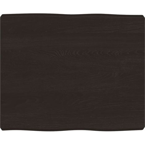 Dessus de table Dessus de bureau Plateau de table bois massif traité bordure assortie