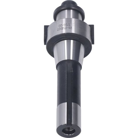 Adaptateur de porte-arbre pour fraiseuse à coquilles à queue R8 en acier au molybdène haute dureté (1/5)
