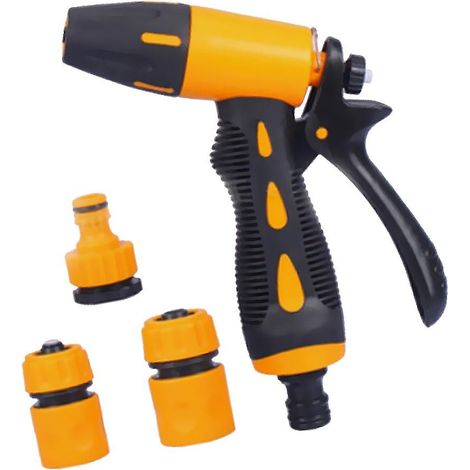 1 Set of 4 Pieces High Pressure Garden Watering Guns Wash Nozzle Sprayer (1/5)