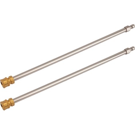16 Inch Extension Lance for Pressure Washer Gun 4000PSI Stainless Steel 2 Pack (1/5)