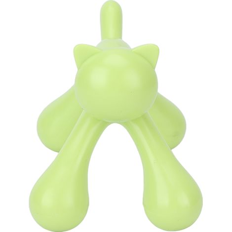 Outil de massage sûr et inodore en ABS, forme de chaton, design ergonomique, léger et portable, masseur de points de pression pour la maison, vert (1/5)