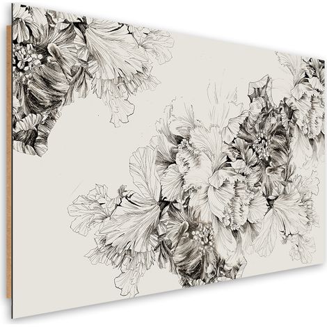 Quadro deco panel, Motivo floreale vintage - 60x40 (1/5)