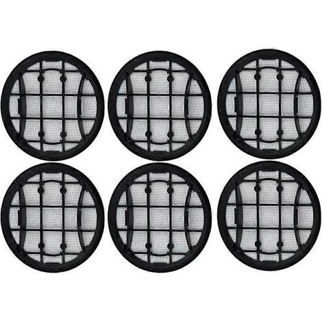 Lot de 6 filtres de rechange pour aspirateurs séries VC7000/VC8000, XC7055, XC7057, XC8055 et XV1681/01. (1/5)