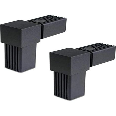 Connettore per Tubo Quadrato Ad Angolo Retto A 2 Vie, Connessione a Mensola del Profilo, 30mm x 2mm