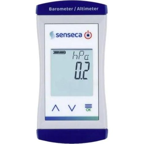 Senseca Altímetro y Barómetro negro preciso y compacto