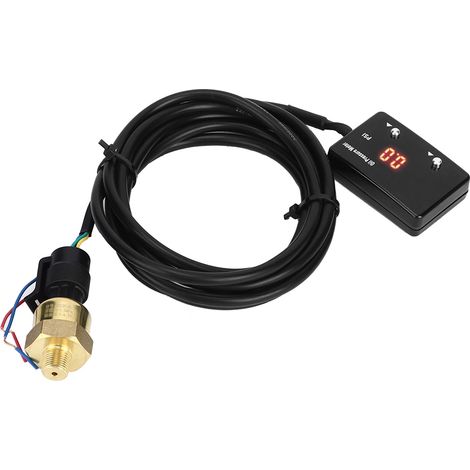 Jauge de pression d'huile auto numérique 0-120 PSI avec capteur, précision élevée, filetage NPT 1/8 pouce (1/3)