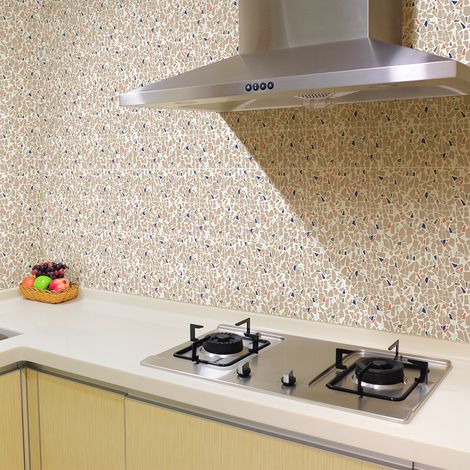 Sticker Mural Carrelage adhésif Cuisine Salle de Bain - 60 STICKERS CARRELAGES TERRAZZO ATRANI - 60stickers10x10cm (1/5)