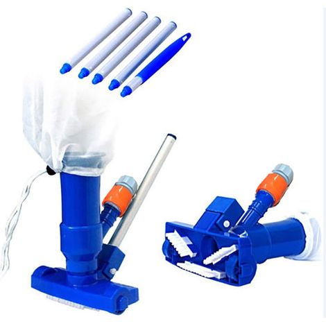 Kit d'entretien de piscine outils de nettoyage de piscine outil de nettoyage de jet d'aspirateur de piscine ensemble de tête d'aspiration (1/5)
