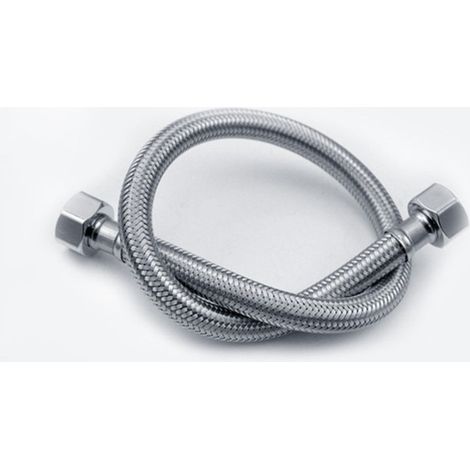Raccord de tuyau flexible pour robinet, tuyaux d'alimentation universels pour robinet, tuyau d'eau tressé en acier inoxydable de qualité supérieure pour robinets de cuisine, salle de bain et toilettes