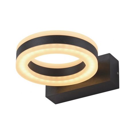 APLIQUE LED 12W REDONDO 4000K GRIS ANTRACITA IP54 (1/5)