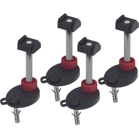 TECE Pieds de montage TECEdrainline, insonorisé, 137-184mm, (1/2)