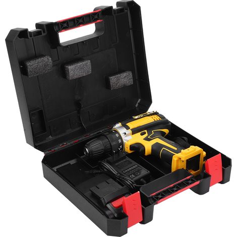 Perceuse Visseuse Poignée Pistolet Rotation Droite Gauche Couple Élevé Outil Perçage AC100-240V (Fiche UE) (1/5)