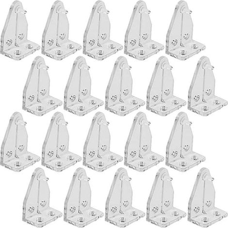 store Vnitien Tilt Crochet 20 Pices Aveugle Supports De Fixation Pour Store Horizontal Et Stores De Fentre (1/5)