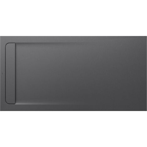 Receveur de douche extra plat en Stonex® Aquos - 1800x900mm - Gris Ardoise (1/2)