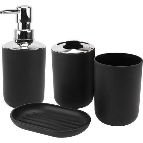 Plastic Rotating Toothbrush Holder for Bathroom with Divided
