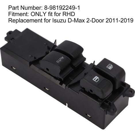 Interrupteur de Vitre Électrique 8981922491 de Commande pour Isuzu D‑Max 2‑Portes 2011‑2019 RHD (1/5)