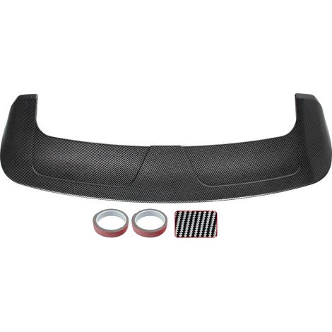 Spoiler trasero, material ABS de alta calidad, fácil instalación, aspecto de fibra de carbono. (1/2)