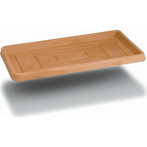 Sottovaso Rettangolare corto in Resina cm. 50 Anticato