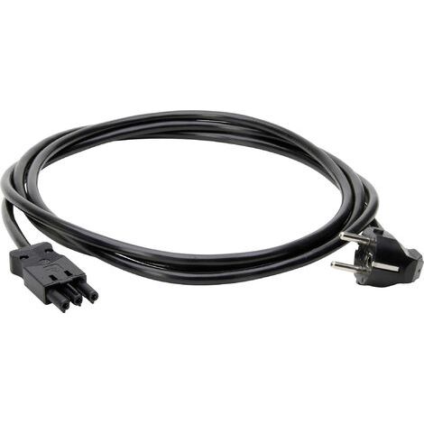 kopp Netzanschlusskabel schwarz 3 Meter (1/3)