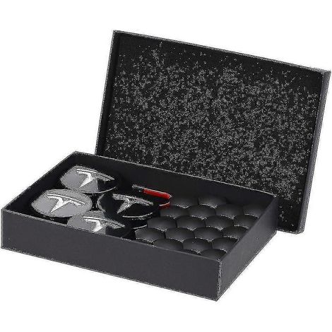 Kit de cache-moyeu central pour Tesla Model Y, Mode 3, Mode S et Mode X. (1/4)