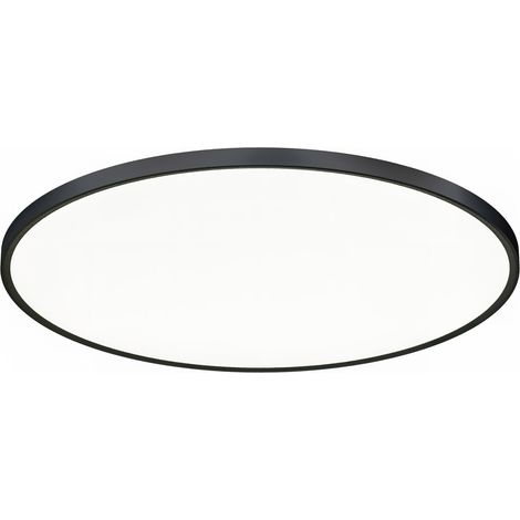 Plafonnier Rond Série Gpl 50W Led Avec Technologie Cct 3000K/4000K/6000K En Matériau Thermoplastique Noir - Gealuce - Installation Interne (1/2)