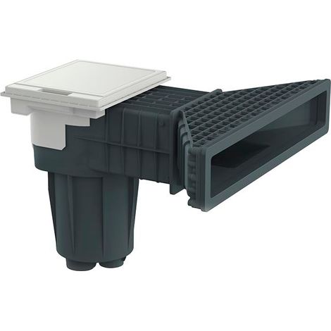 Skimmer per piscina liner X-PRO 600 con inserti grigio scuro – Rif. X600LIDRRG
