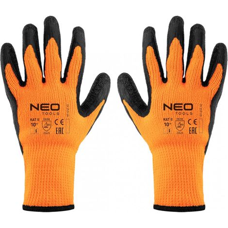 Gants de travail isolants, polyester enduit de latex, 2242X, taille 10 (1/5)