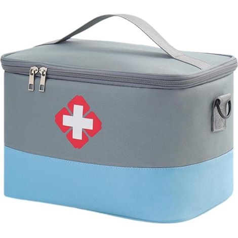 Trousses de Premiers Secours vides, Sac à médicaments Portable étanche,Sac de Voyage étanche de Grande capacité, Sac de Rangement (1/5)